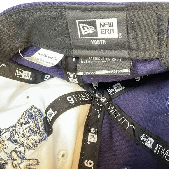 Tri-City Dust Devils New Era 9TWENTY Baseball Hat Cap Blue White Strapback Youth - Picture 11 of 13